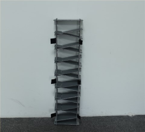 覆絨布可折疊刀卡