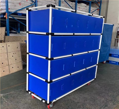 中空板周轉(zhuǎn)車 隔板可定制