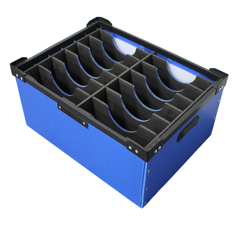 藍(lán)色 中空板骨架箱 帶刀卡